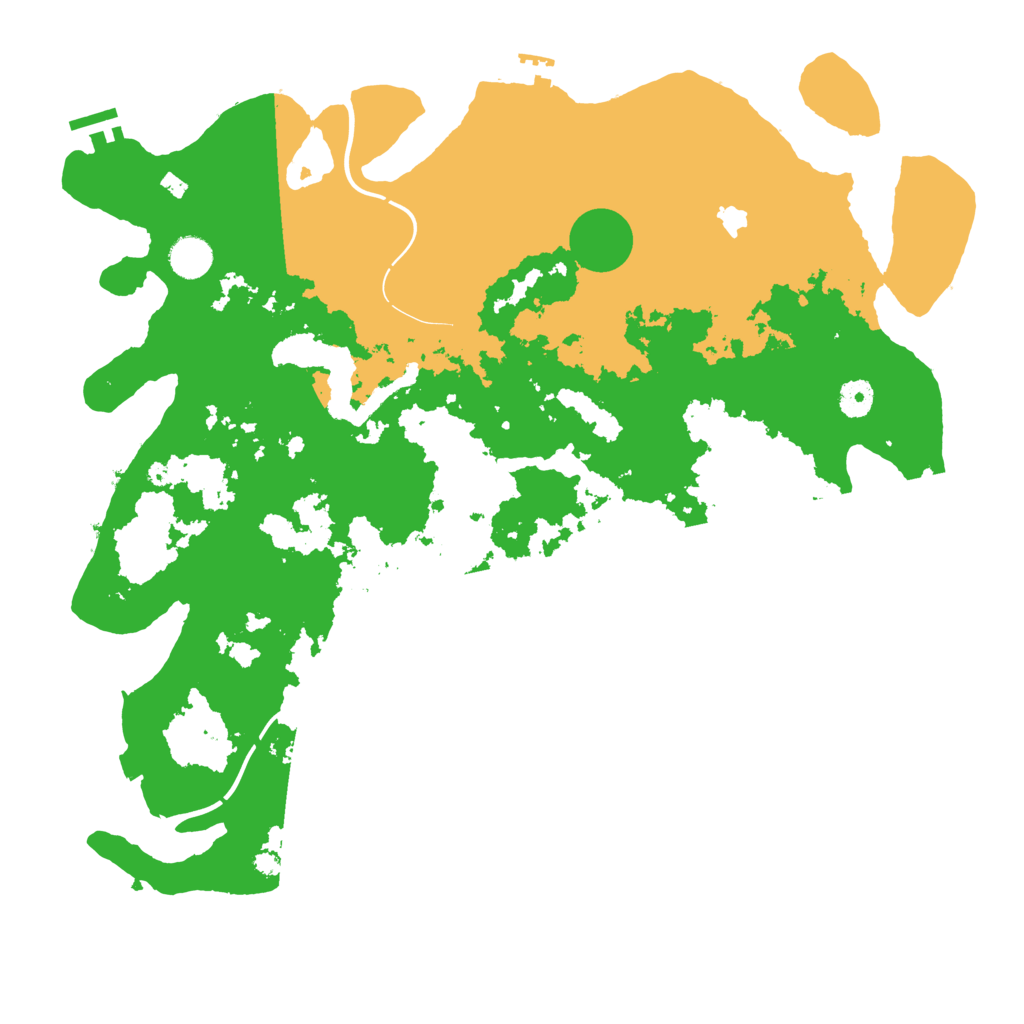 Biome Rust Map: Procedural Map, Size: 4250, Seed: 1243888783