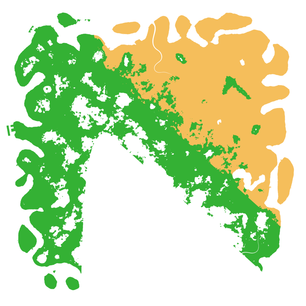 Biome Rust Map: Procedural Map, Size: 6000, Seed: 1512197789