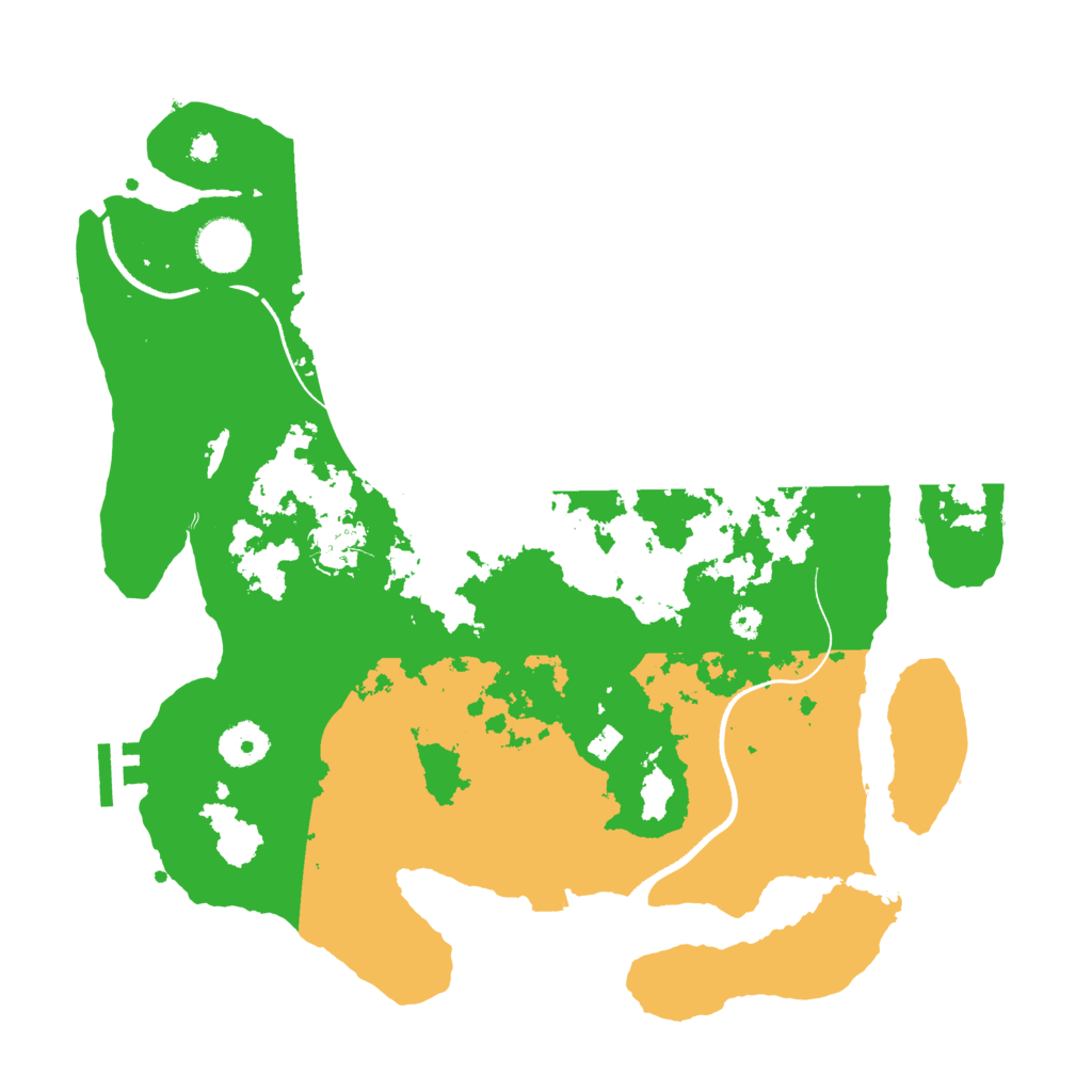 Biome Rust Map: Procedural Map, Size: 3500, Seed: 292022935