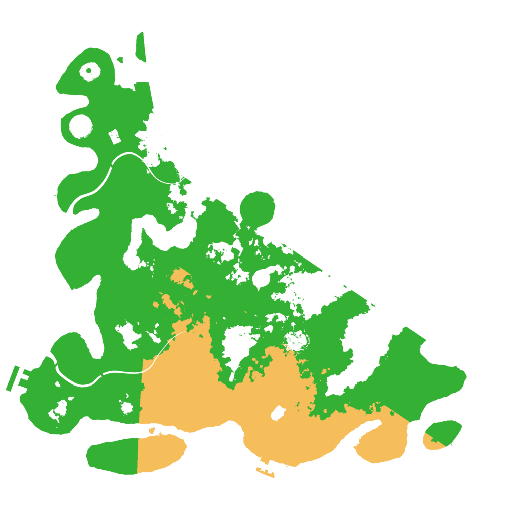 Biome Rust Map: Procedural Map, Size: 4000, Seed: 1417852211