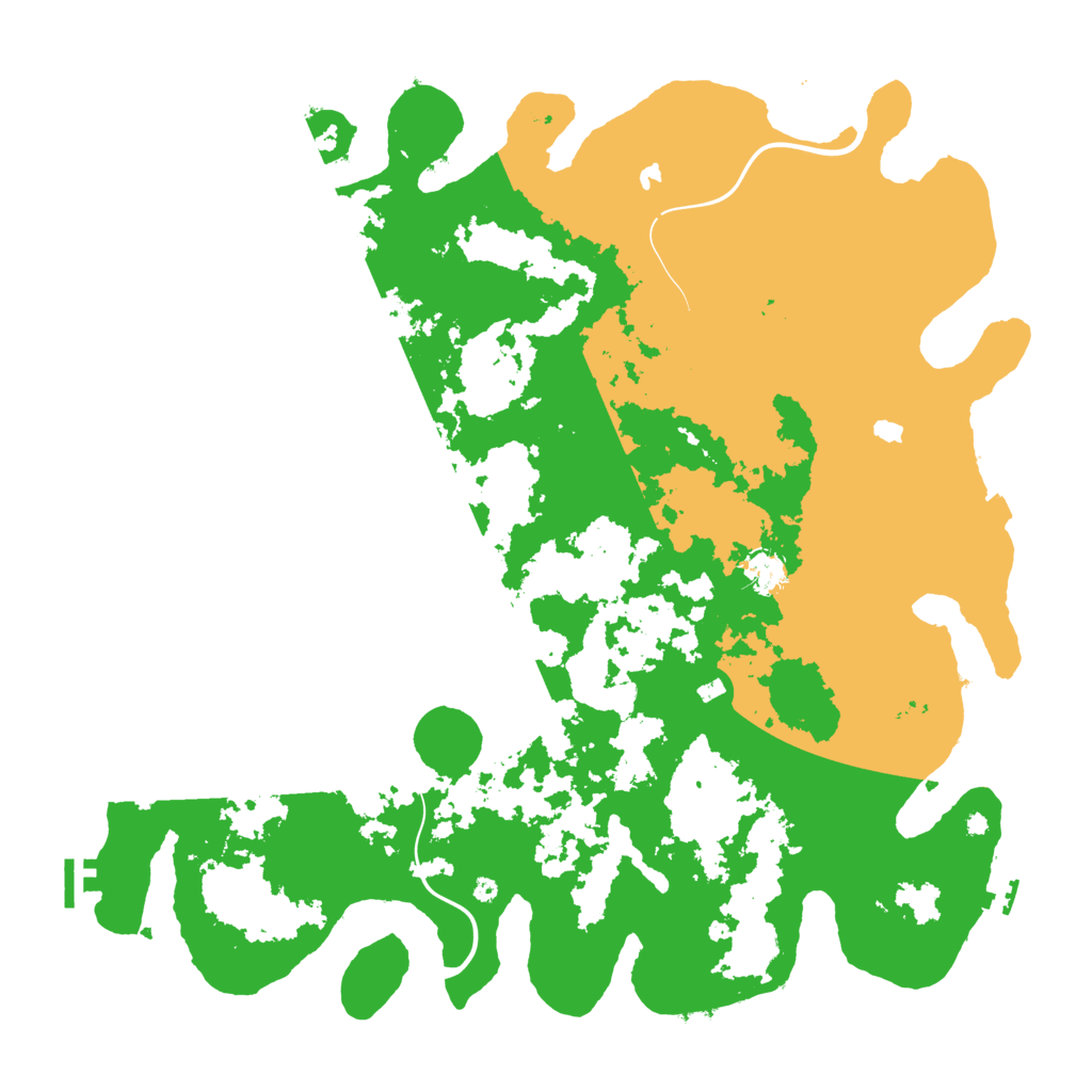 Biome Rust Map: Procedural Map, Size: 4500, Seed: 4206