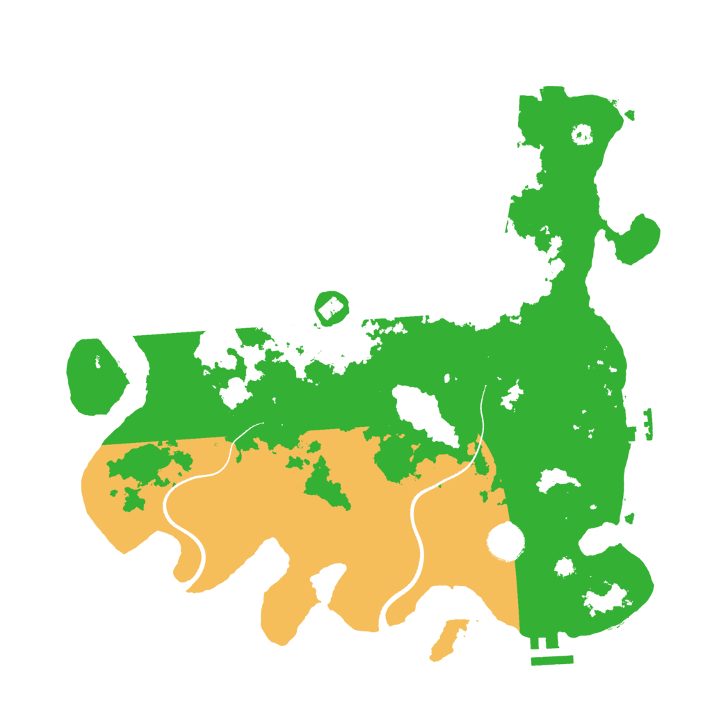 Biome Rust Map: Procedural Map, Size: 3400, Seed: 377984034