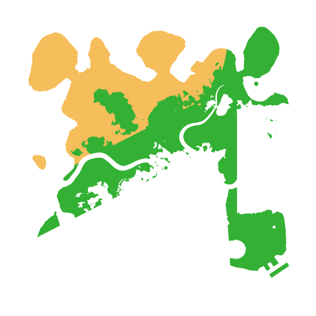 Biome Rust Map: Procedural Map, Size: 3000, Seed: 48576348
