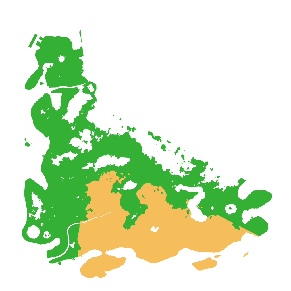 Biome Rust Map: Procedural Map, Size: 4050, Seed: 1899790991