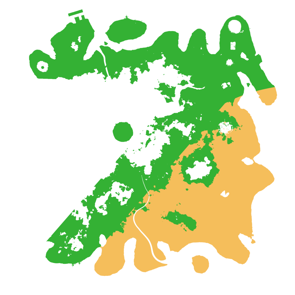 Biome Rust Map: Procedural Map, Size: 4000, Seed: 4165118
