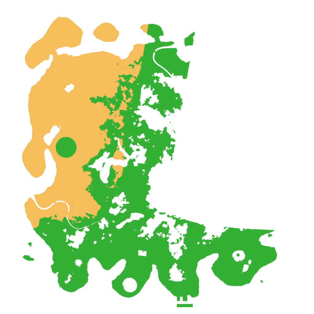 Biome Rust Map: Procedural Map, Size: 4000, Seed: 611833972