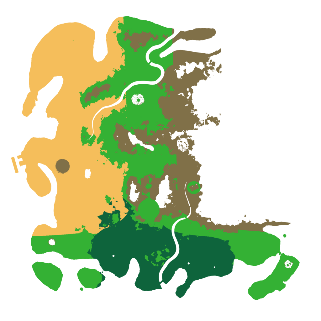 Biome Rust Map: Procedural Map, Size: 4000, Seed: 1888169869