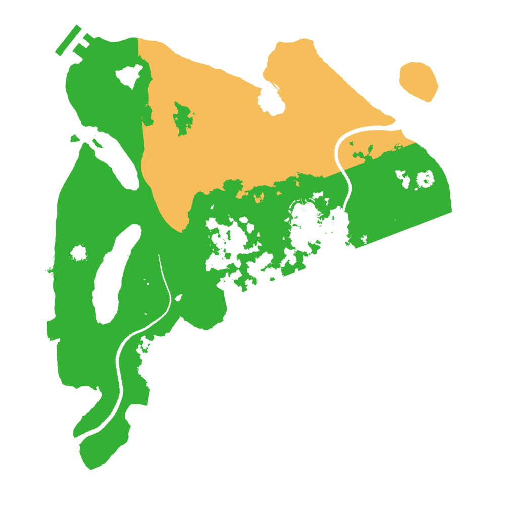 Biome Rust Map: Procedural Map, Size: 3000, Seed: 1165276