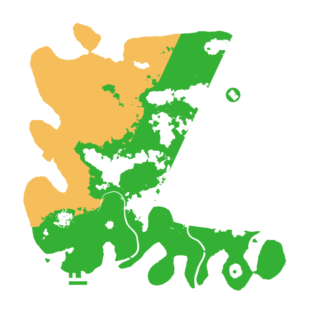 Biome Rust Map: Procedural Map, Size: 3500, Seed: 567645655