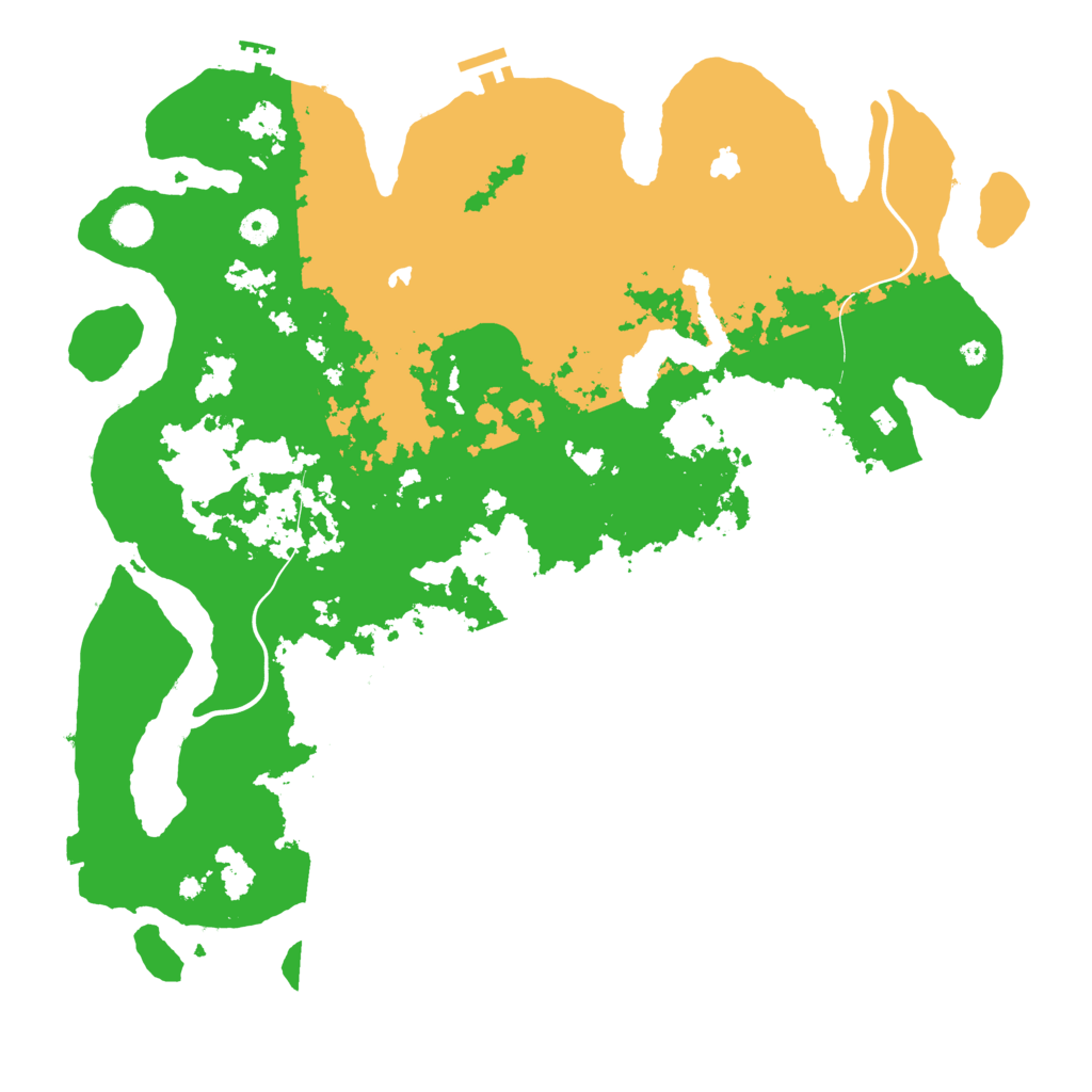 Biome Rust Map: Procedural Map, Size: 4500, Seed: 1165276