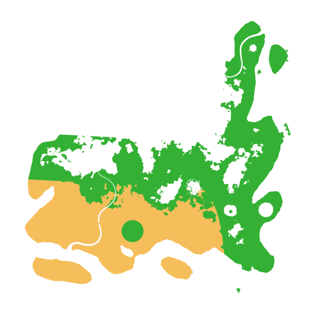 Biome Rust Map: Procedural Map, Size: 3750, Seed: 1083355965