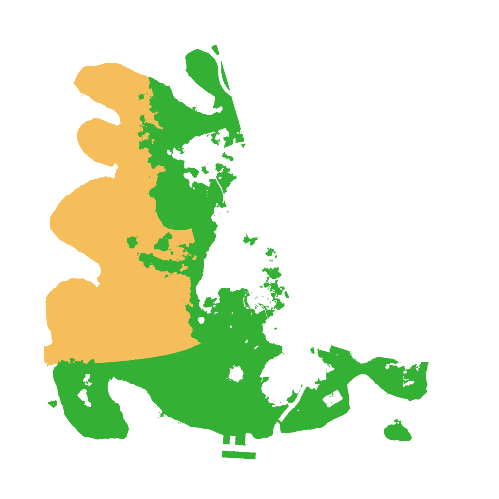 Biome Rust Map: Procedural Map, Size: 3000, Seed: 27733