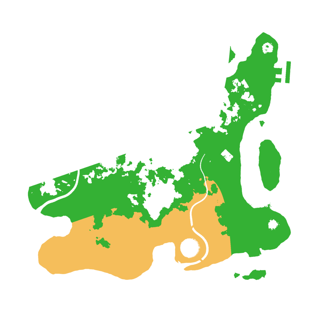 Biome Rust Map: Procedural Map, Size: 2950, Seed: 648252