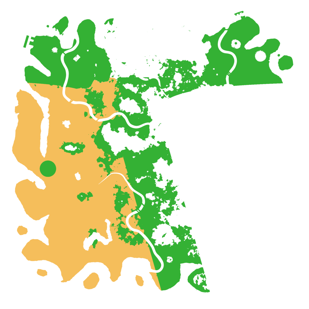 Biome Rust Map: Procedural Map, Size: 5000, Seed: 81124