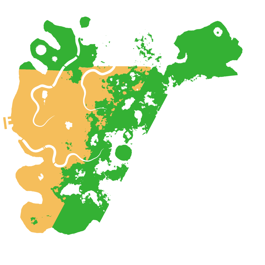 Biome Rust Map: Procedural Map, Size: 4500, Seed: 37335