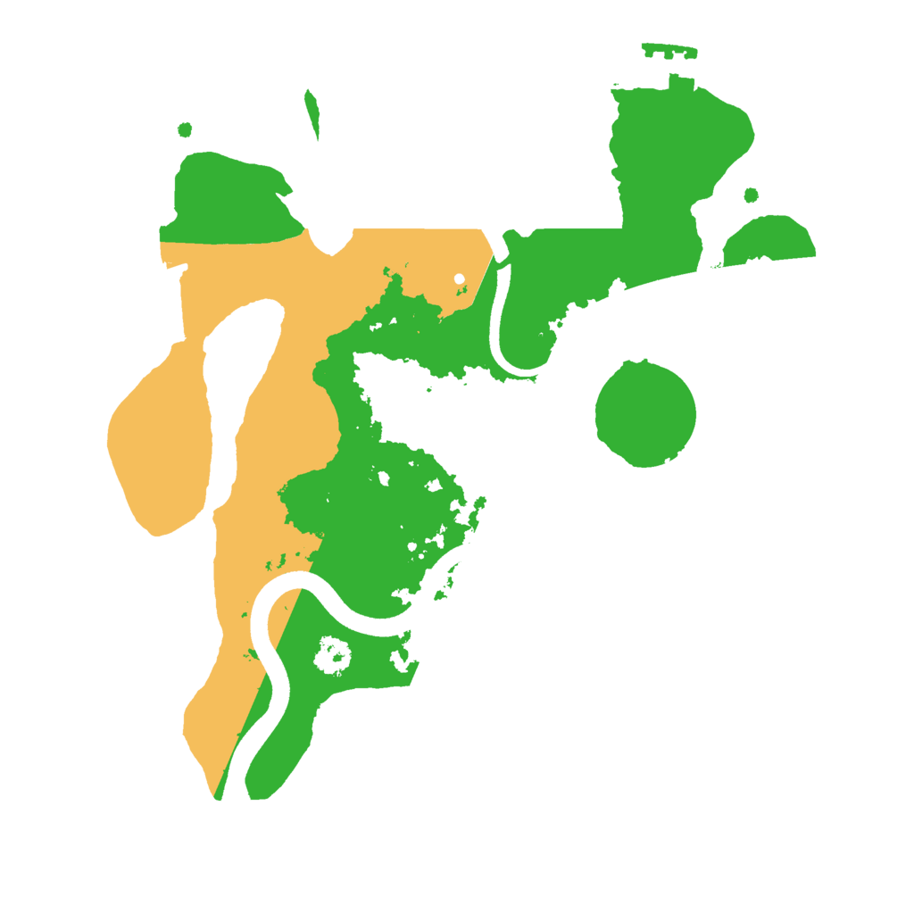 Biome Rust Map: Procedural Map, Size: 2500, Seed: 1265333680