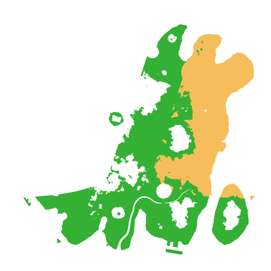 Biome Rust Map: Procedural Map, Size: 3250, Seed: 1745642156