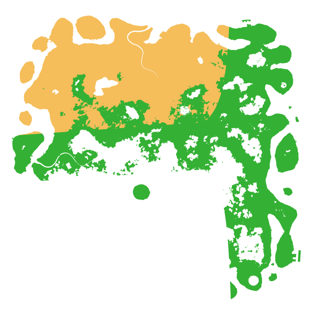 Biome Rust Map: Procedural Map, Size: 5500, Seed: 179587661