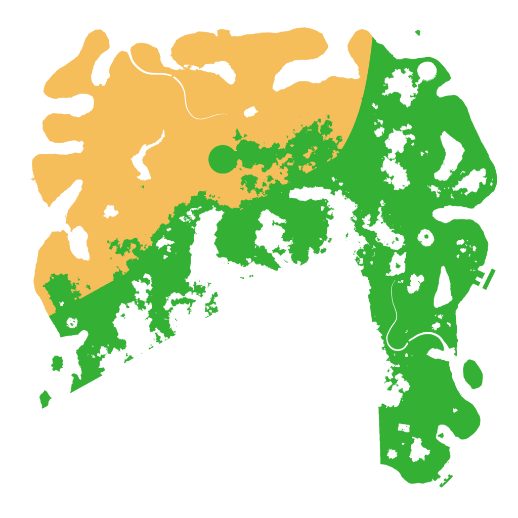 Biome Rust Map: Procedural Map, Size: 4800, Seed: 818429869