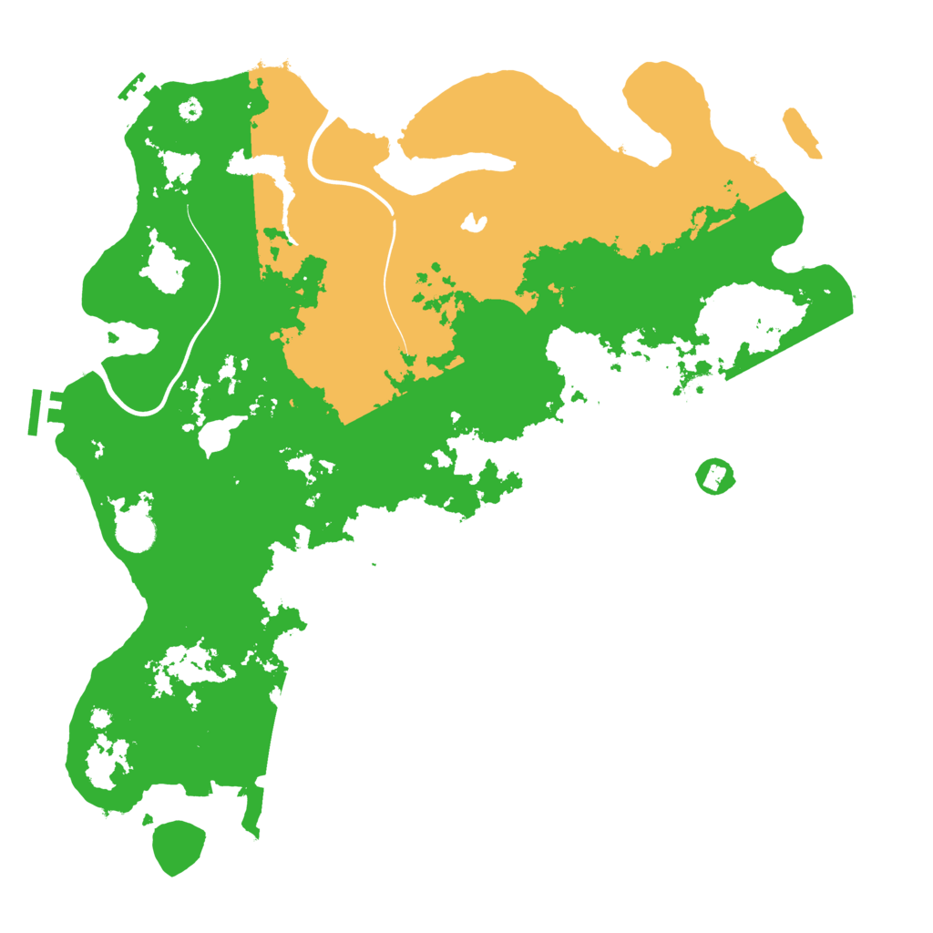 Biome Rust Map: Procedural Map, Size: 4074, Seed: 481981