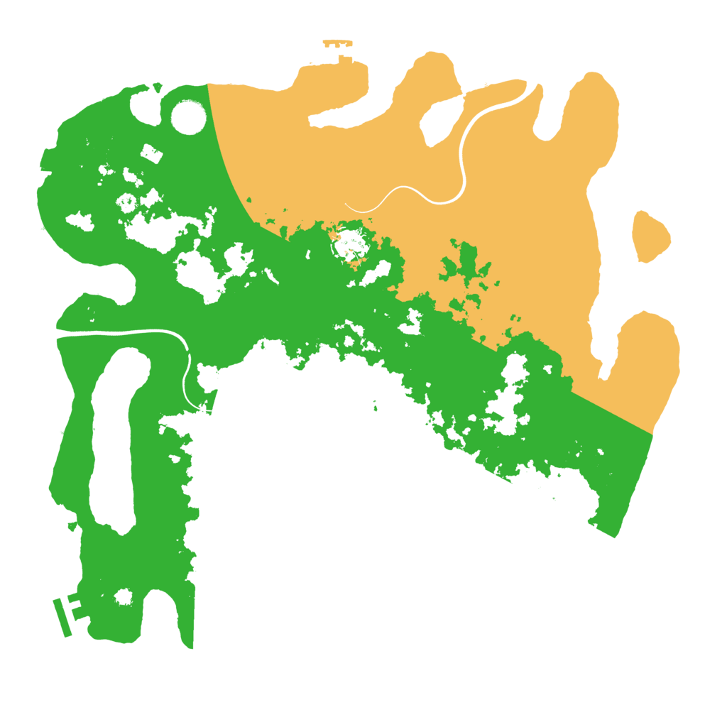 Biome Rust Map: Procedural Map, Size: 3750, Seed: 660972713