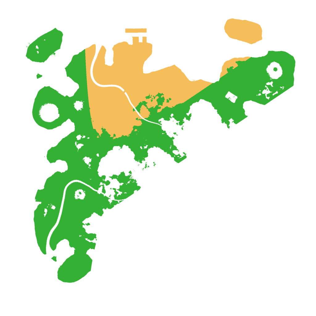 Biome Rust Map: Procedural Map, Size: 3000, Seed: 29773