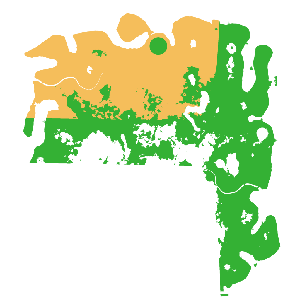 Biome Rust Map: Procedural Map, Size: 4500, Seed: 1299977936