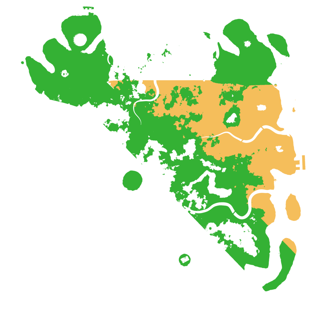 Biome Rust Map: Procedural Map, Size: 4500, Seed: 8276786