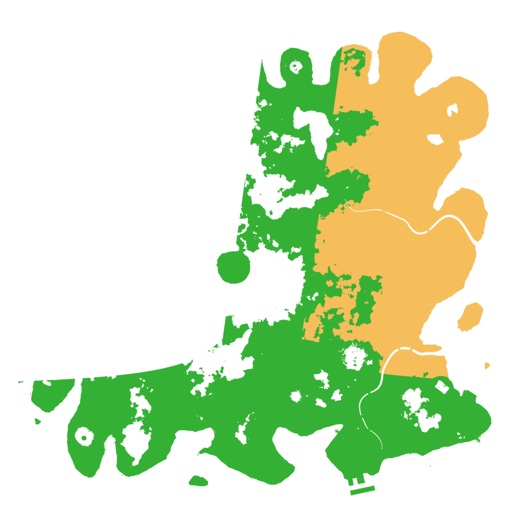 Biome Rust Map: Procedural Map, Size: 4250, Seed: 21201