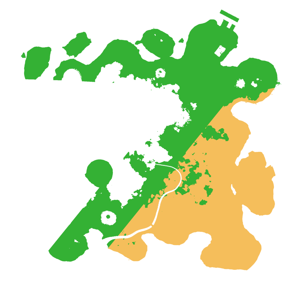 Biome Rust Map: Procedural Map, Size: 3000, Seed: 364201779