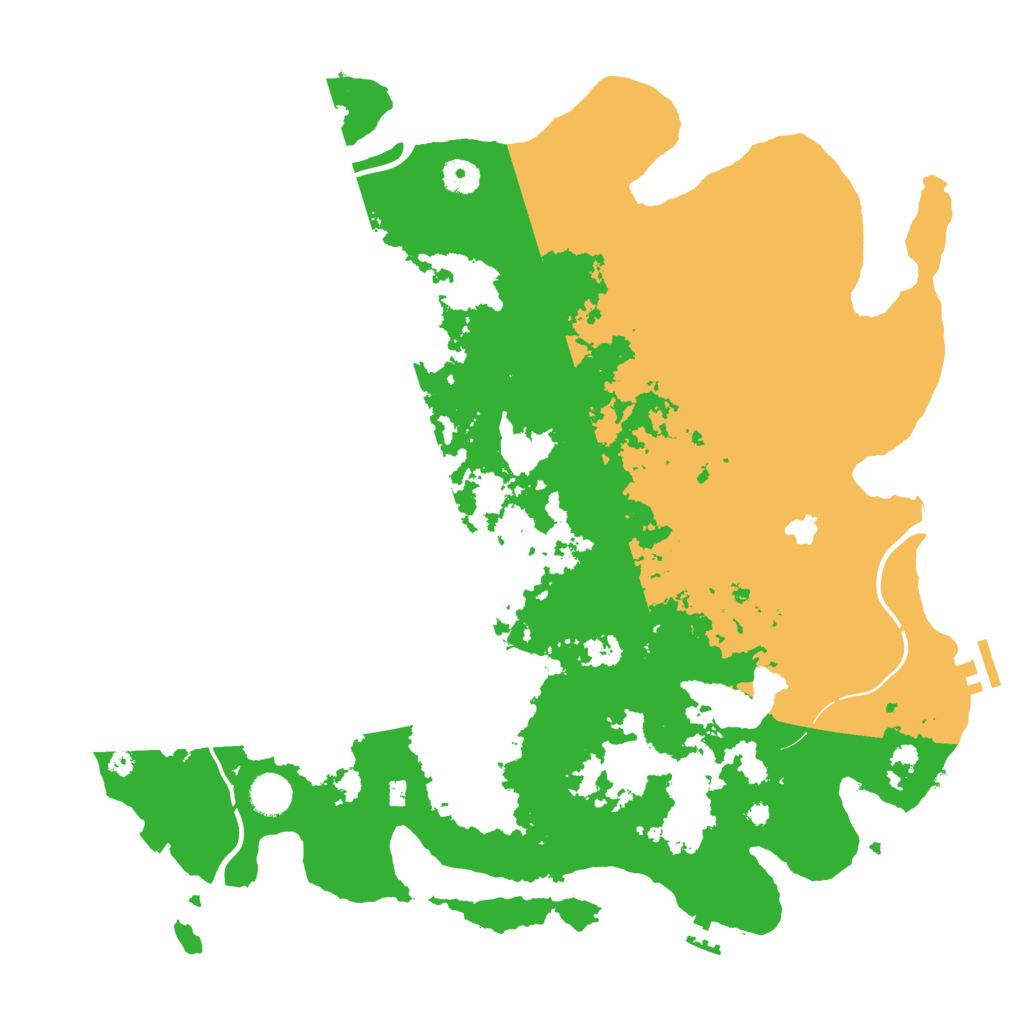 Biome Rust Map: Procedural Map, Size: 4250, Seed: 2005741774