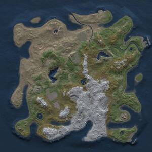 Thumbnail Rust Map: Procedural Map, Size: 4000, Seed: 218868584, 14 Monuments