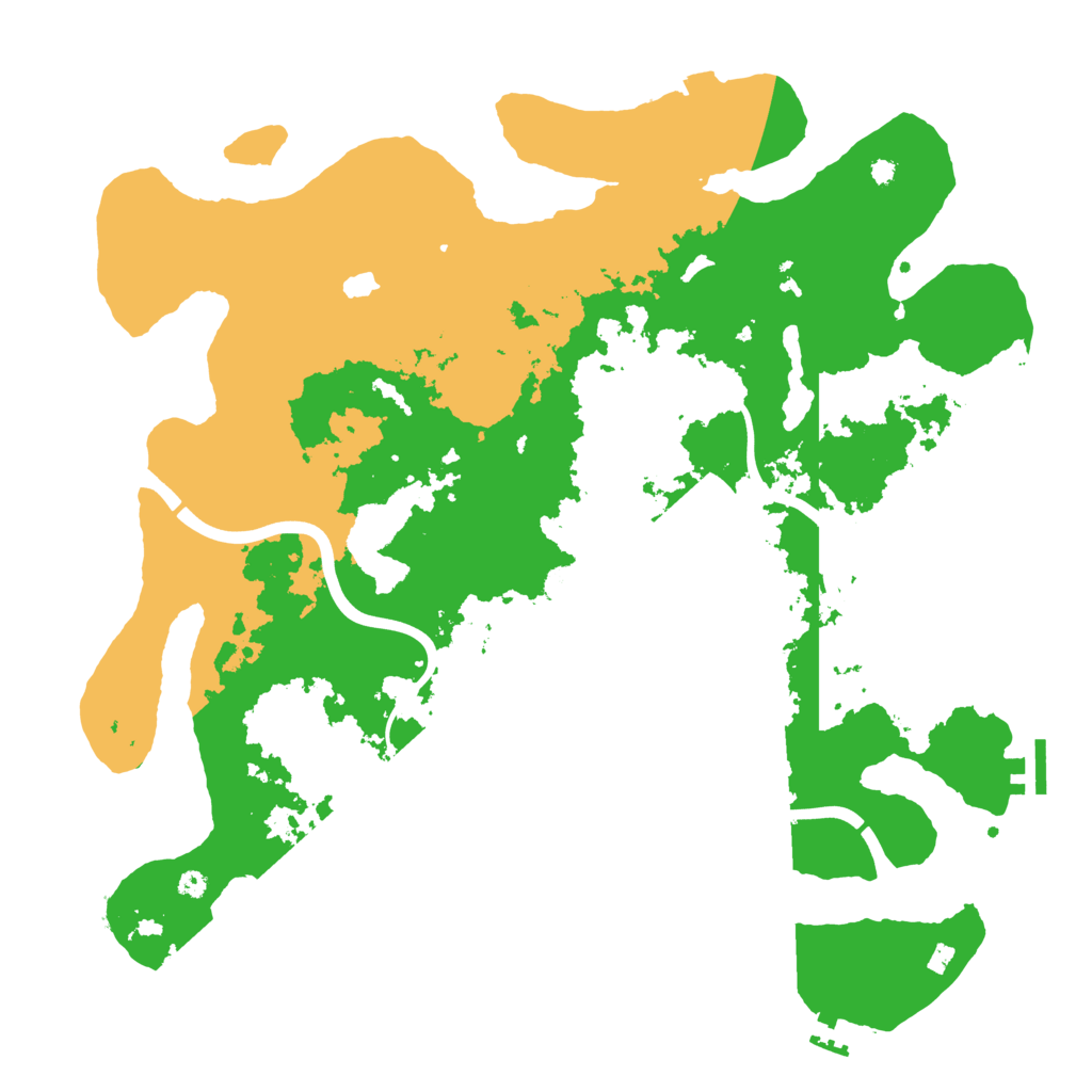 Biome Rust Map: Procedural Map, Size: 4000, Seed: 218868584