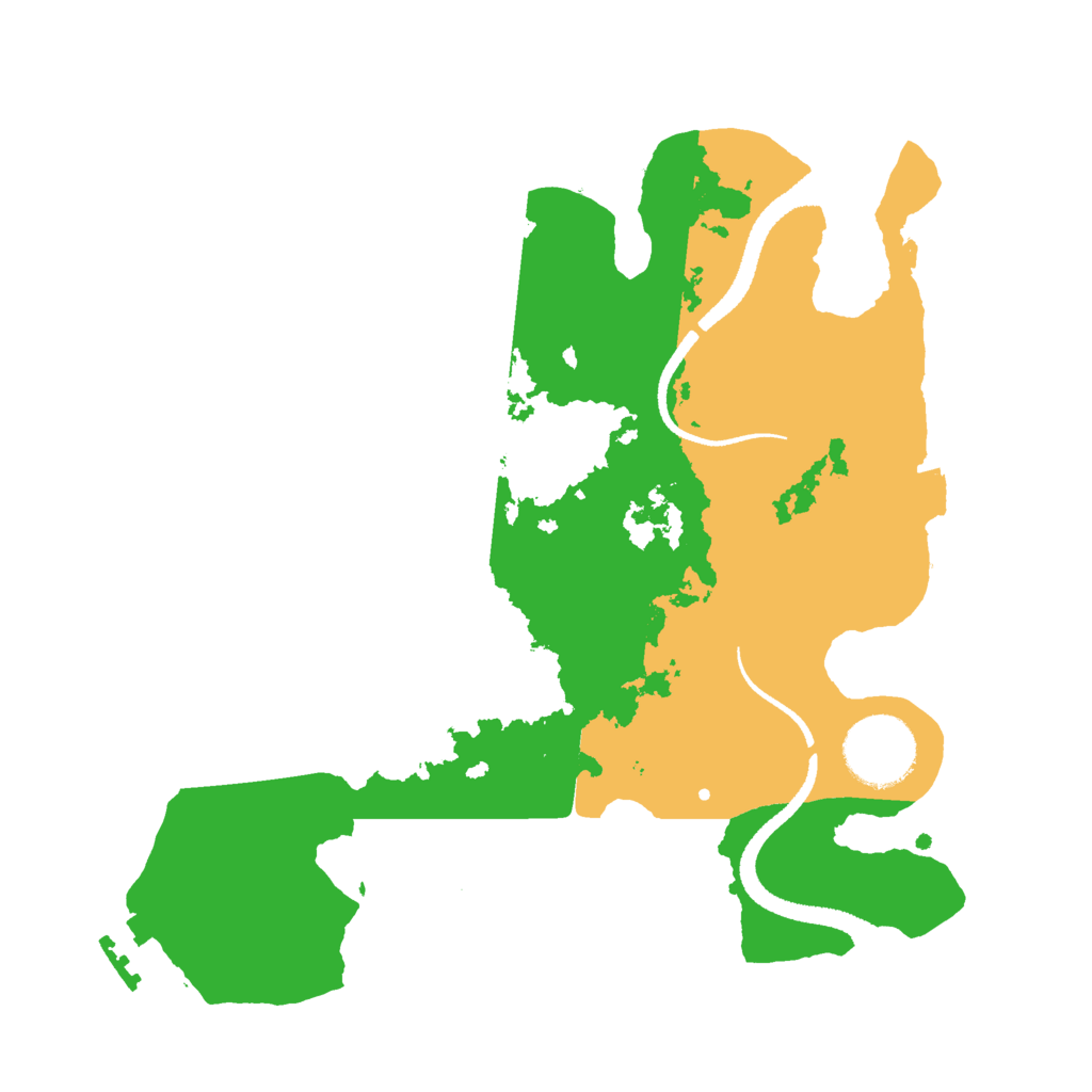 Biome Rust Map: Procedural Map, Size: 2700, Seed: 596872167