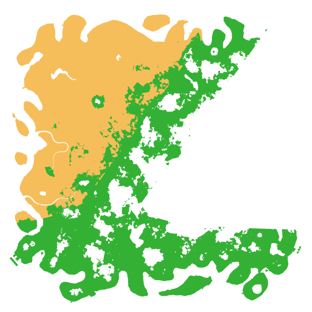 Biome Rust Map: Procedural Map, Size: 6000, Seed: 187644126