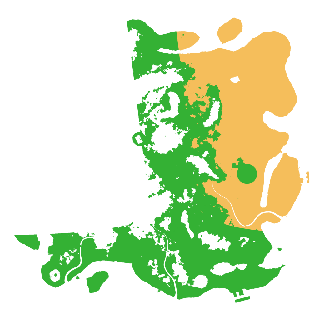 Biome Rust Map: Procedural Map, Size: 4250, Seed: 920041505