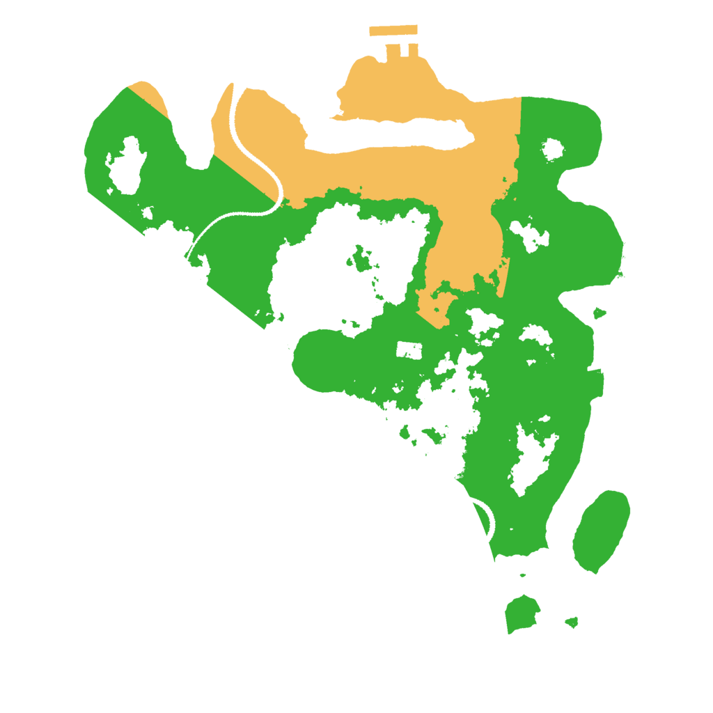 Biome Rust Map: Procedural Map, Size: 3000, Seed: 44563451