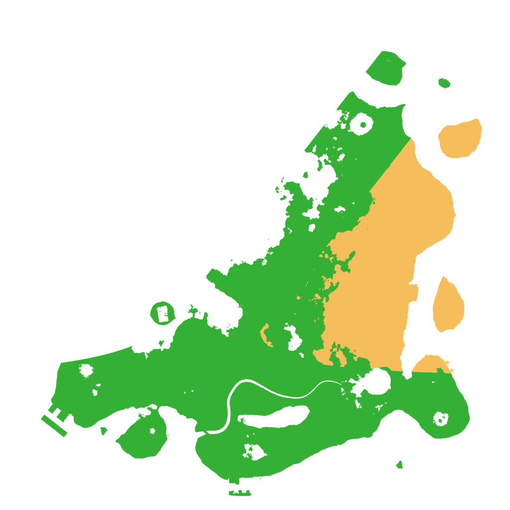 Biome Rust Map: Procedural Map, Size: 3500, Seed: 1282472789