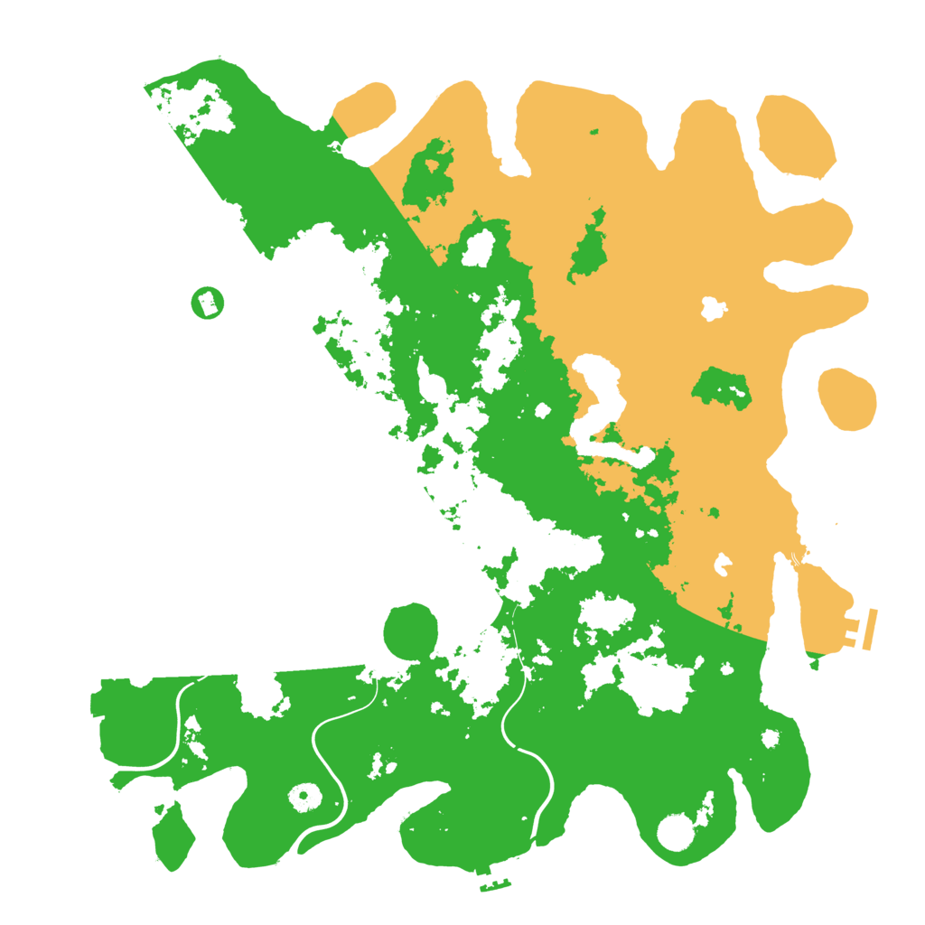 Biome Rust Map: Procedural Map, Size: 4500, Seed: 165431468