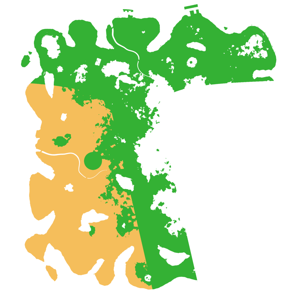 Biome Rust Map: Procedural Map, Size: 4500, Seed: 41657