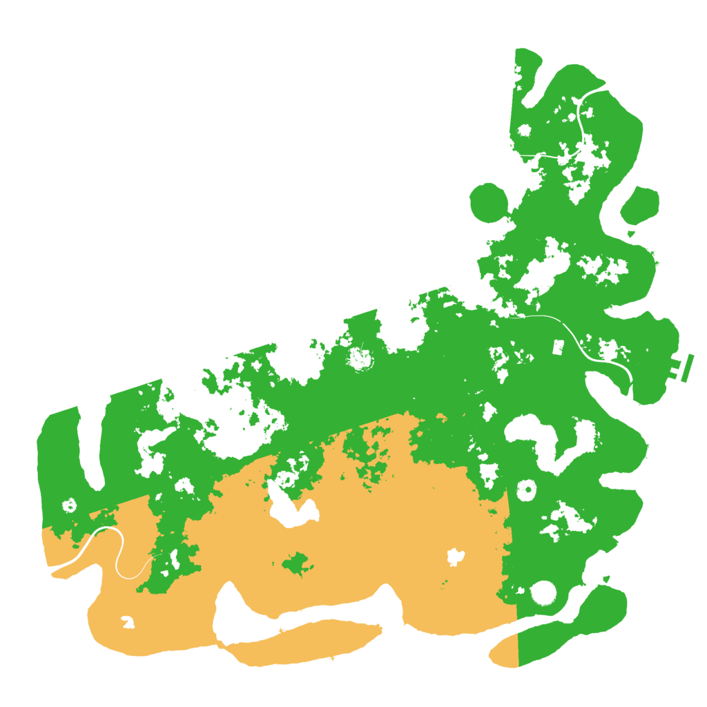 Biome Rust Map: Procedural Map, Size: 5000, Seed: 620179080