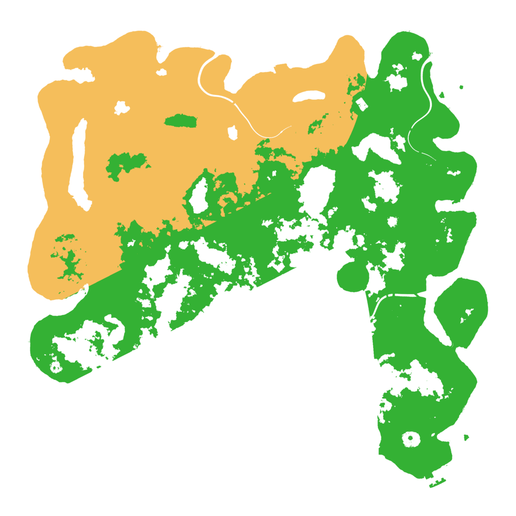 Biome Rust Map: Procedural Map, Size: 4500, Seed: 6281902