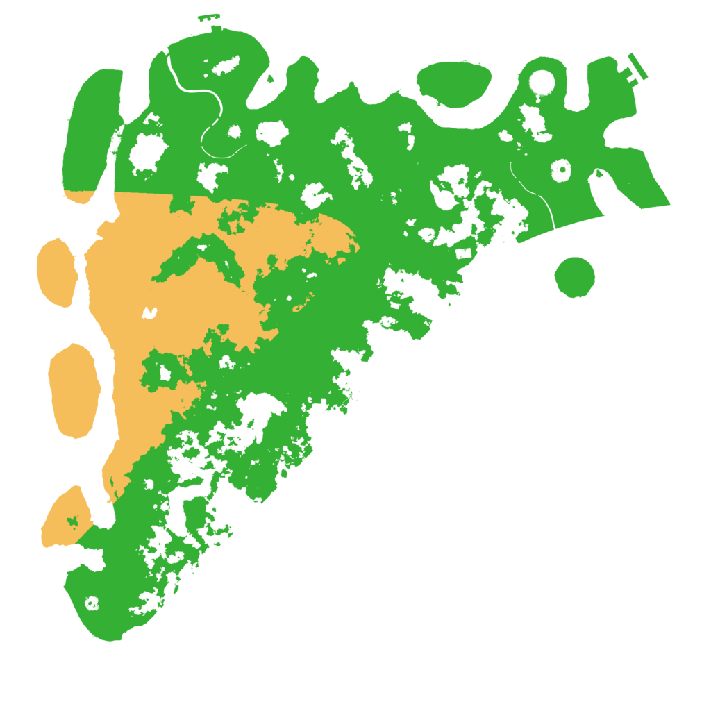 Biome Rust Map: Procedural Map, Size: 4900, Seed: 1137