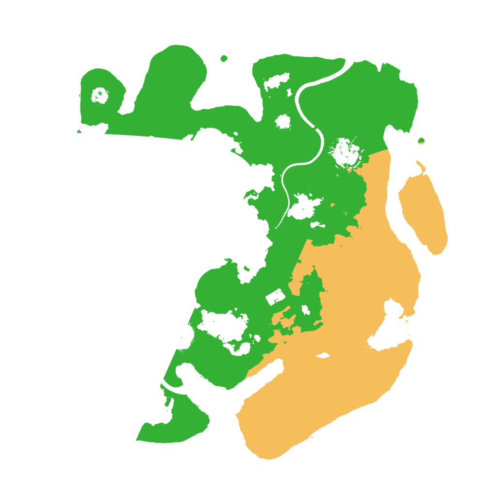 Biome Rust Map: Procedural Map, Size: 3000, Seed: 571086177