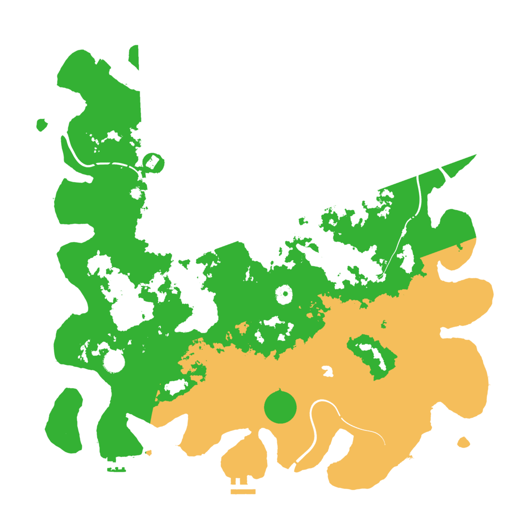 Biome Rust Map: Procedural Map, Size: 4250, Seed: 1061032693