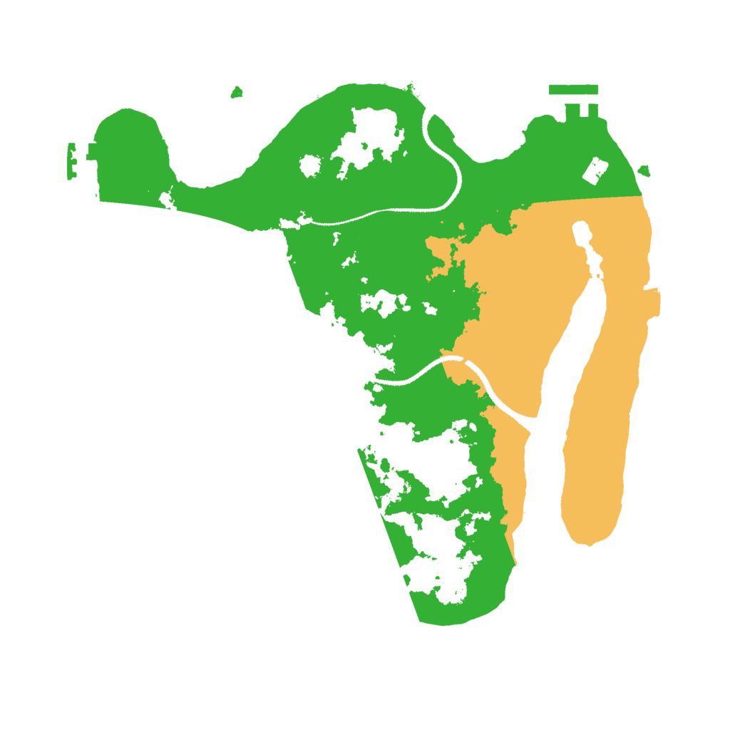 Biome Rust Map: Procedural Map, Size: 3000, Seed: 32330