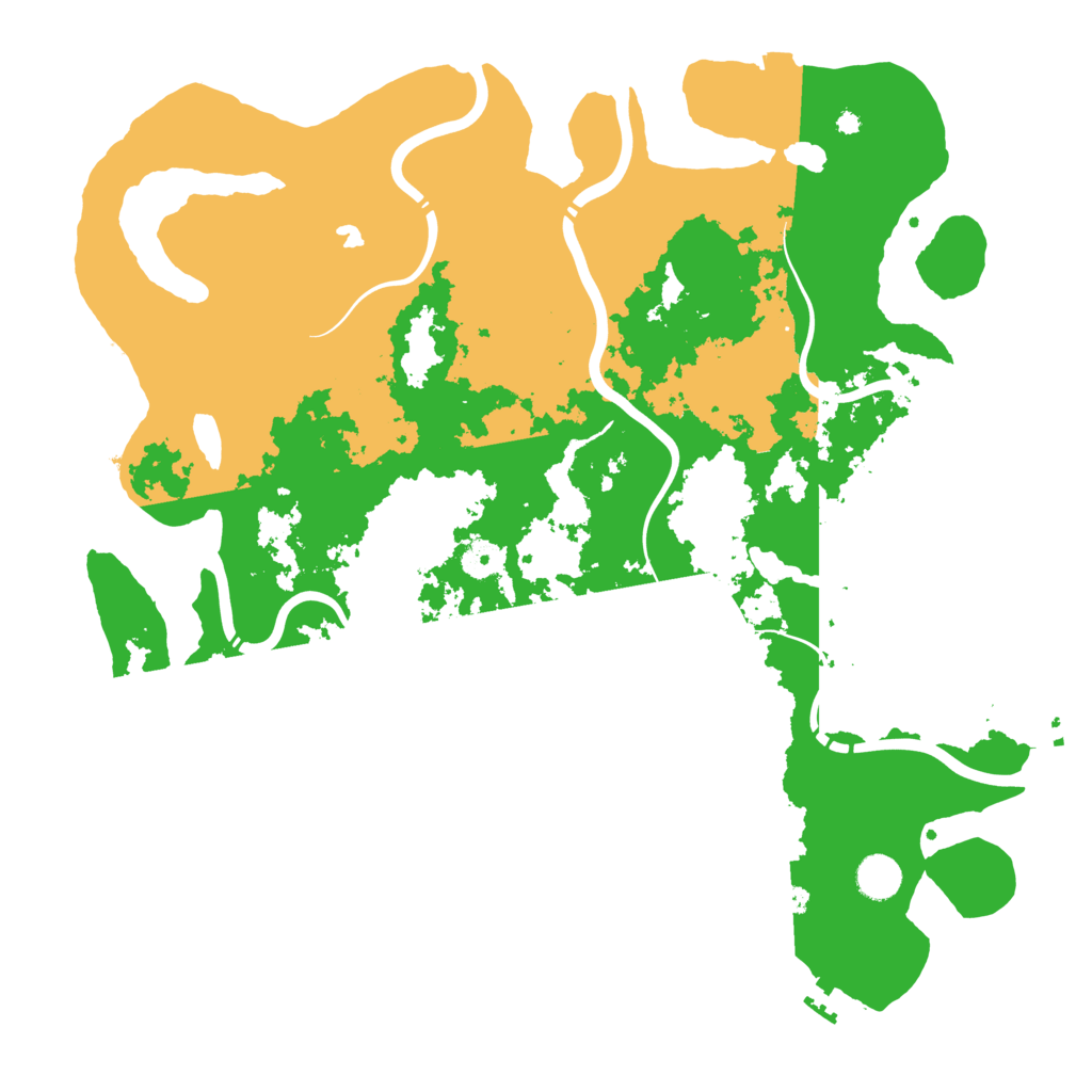 Biome Rust Map: Procedural Map, Size: 4250, Seed: 20054