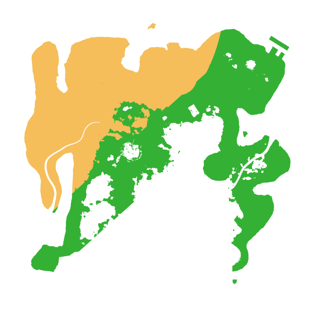 Biome Rust Map: Procedural Map, Size: 3000, Seed: 99373