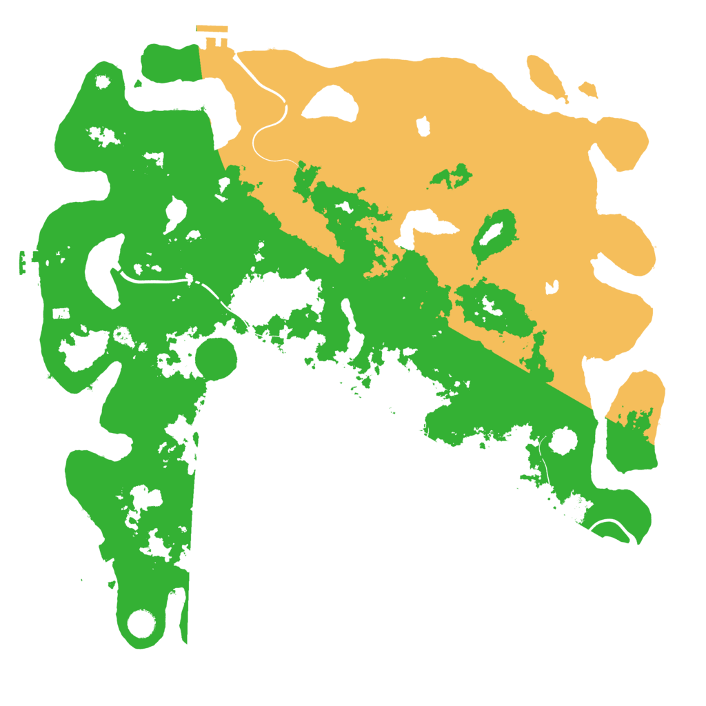 Biome Rust Map: Procedural Map, Size: 4500, Seed: 6904201