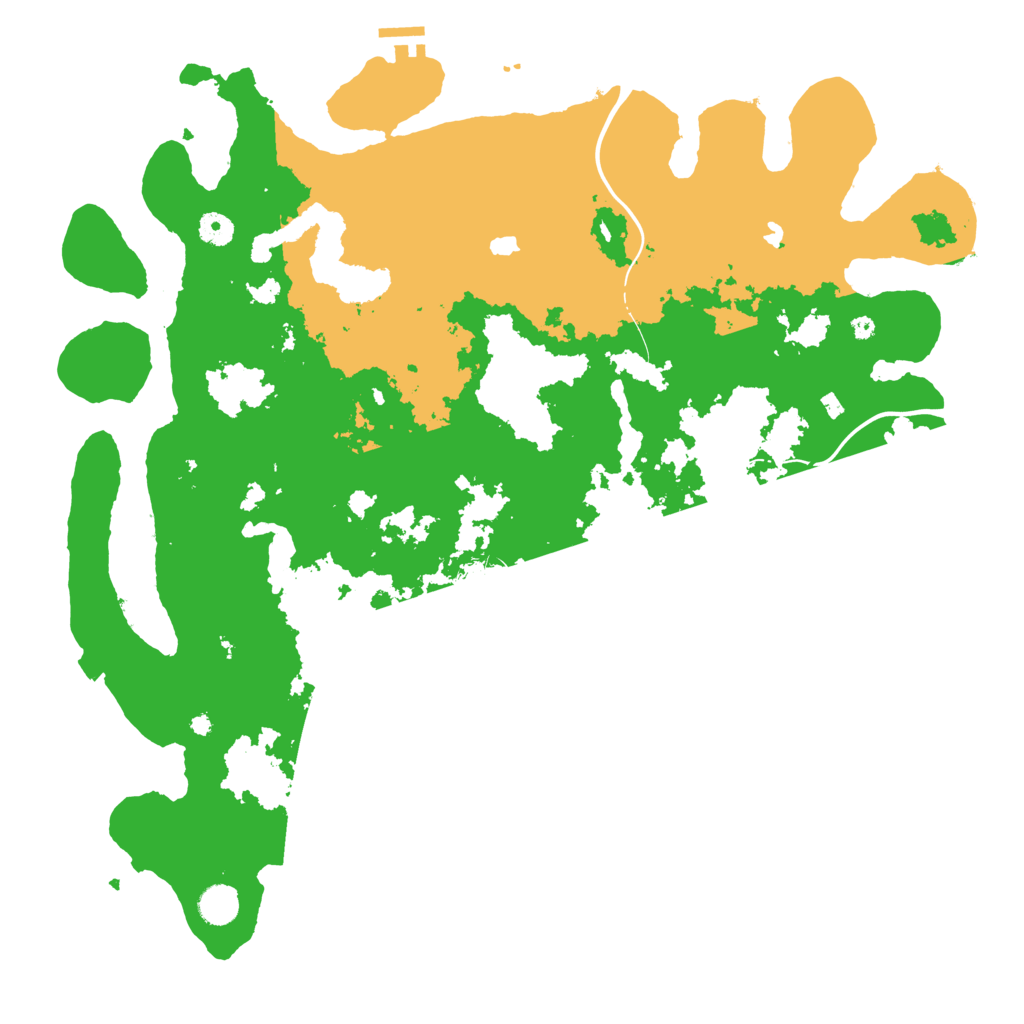 Biome Rust Map: Procedural Map, Size: 4500, Seed: 2934546